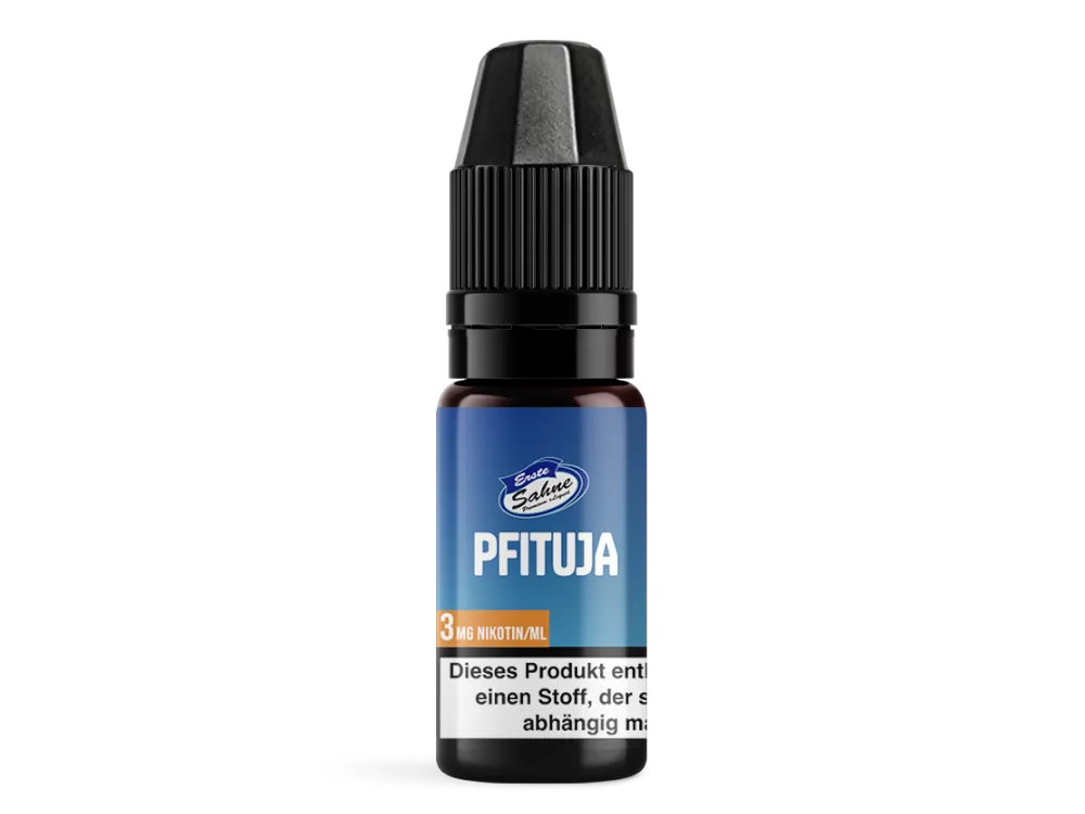 Erste Sahne Nikotinfrei Liquid 10ml Pfituja Erste Sahne Nikotinfrei Liquid 10ml