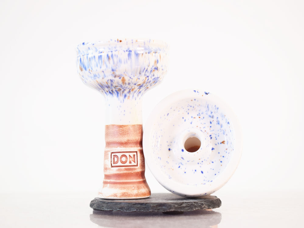 Don Hookah Phunnel Destiny White Blue Dots Don Hookah Phunnel Destiny White Blue Dots