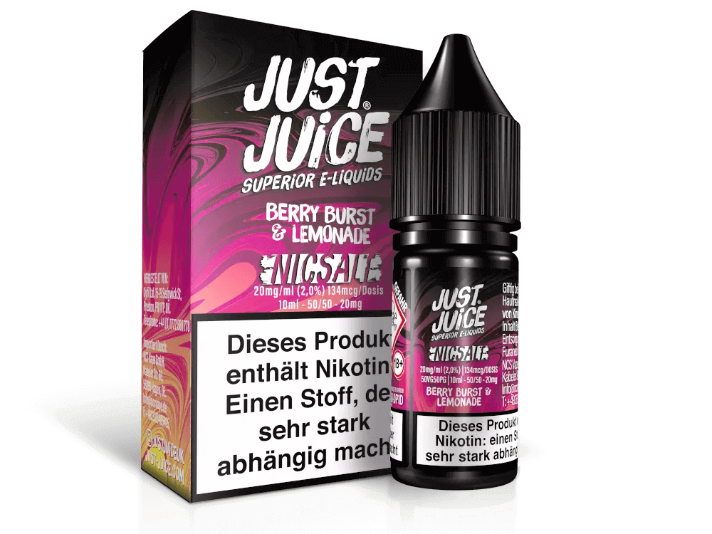 Just Juice Nikotinsalz 10ml Fusion Berry Brust & Lemonade 11 mg/ml