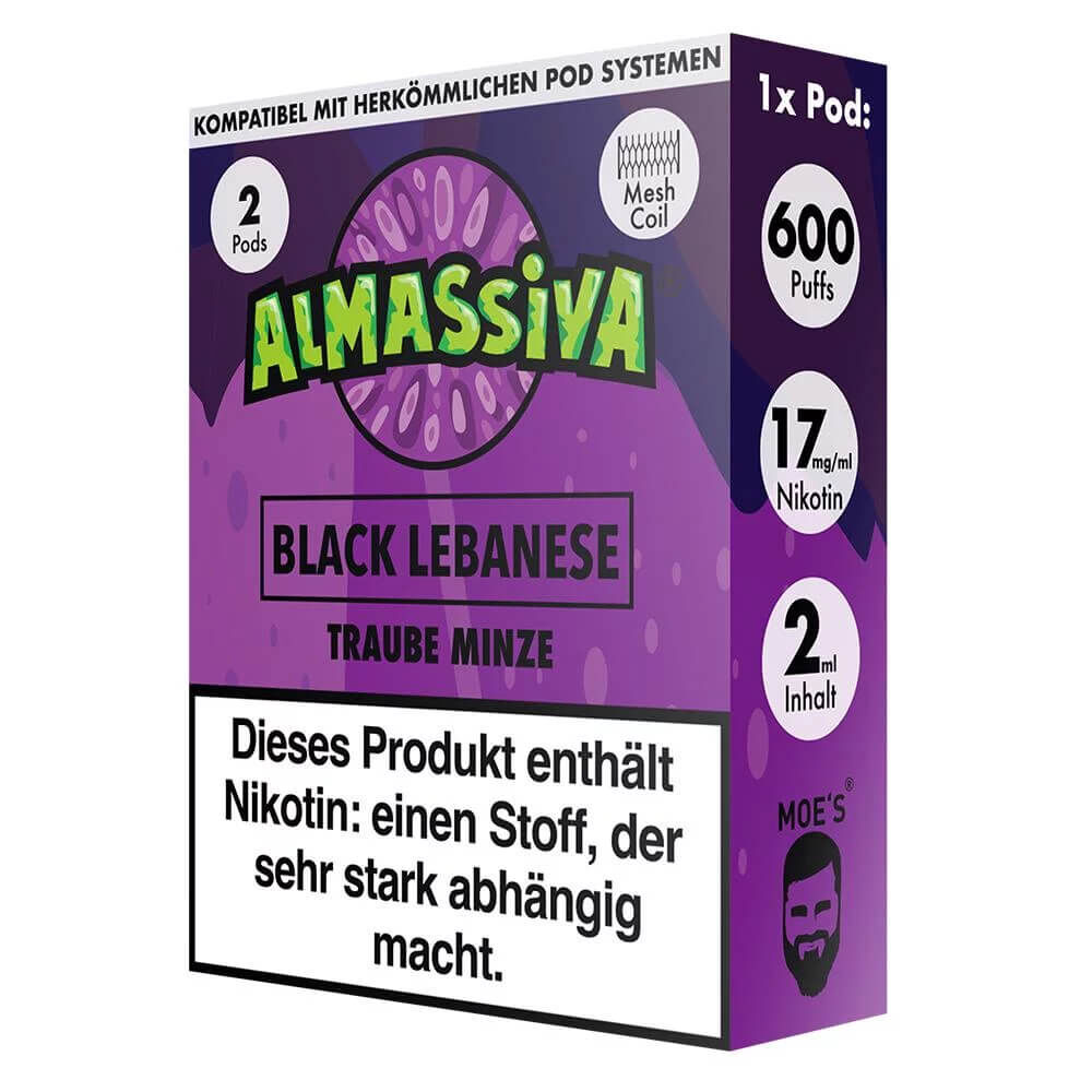 Al Massiva Pods 2er Black Lebanese