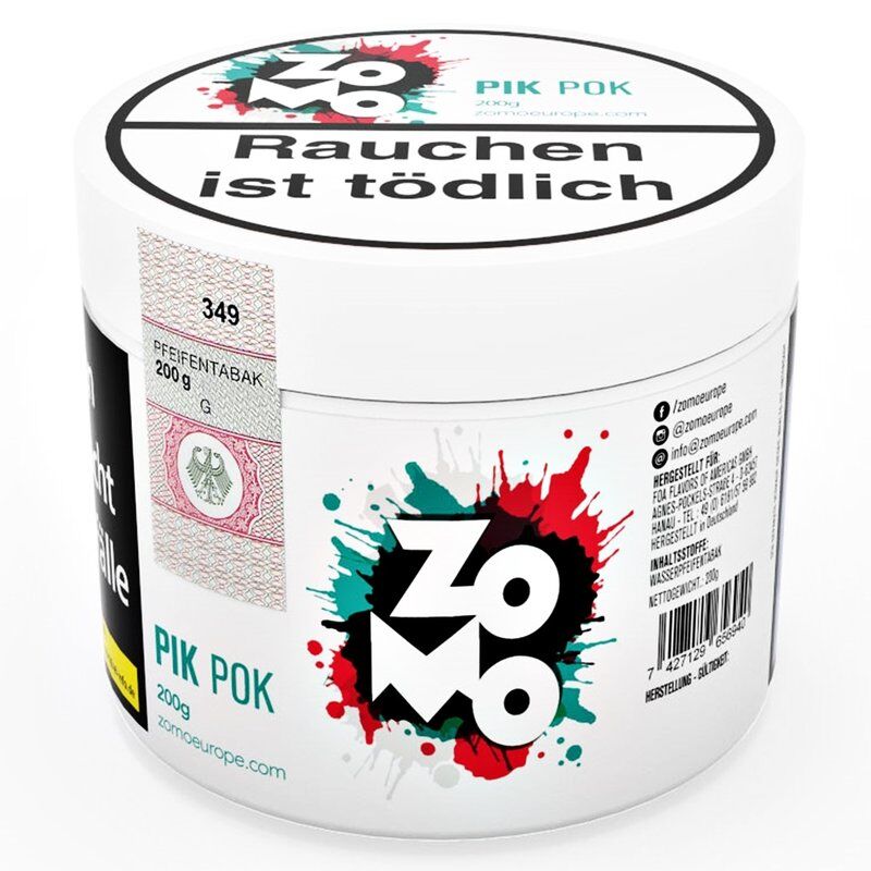 Zomo Tabak 200g Pik Pok
