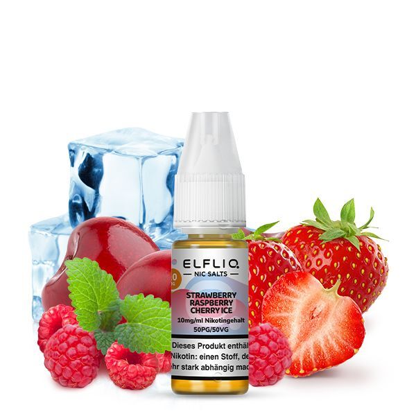 ELFLIQ by Elfbar 10ml Strawberry Raspberry Cherry Ice-20 mg/ml