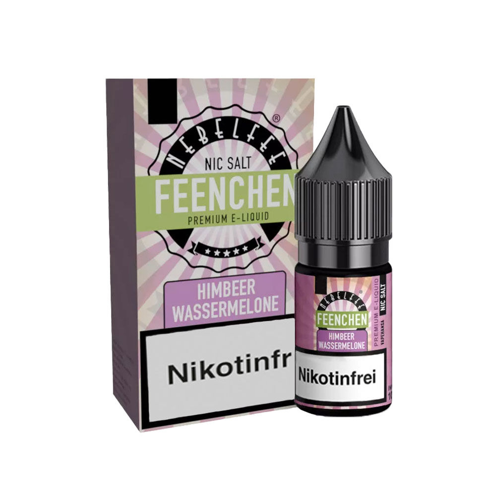 Nebelfee Nikotinsalz Liquid Nikotinfrei Himbeer Wassermelon