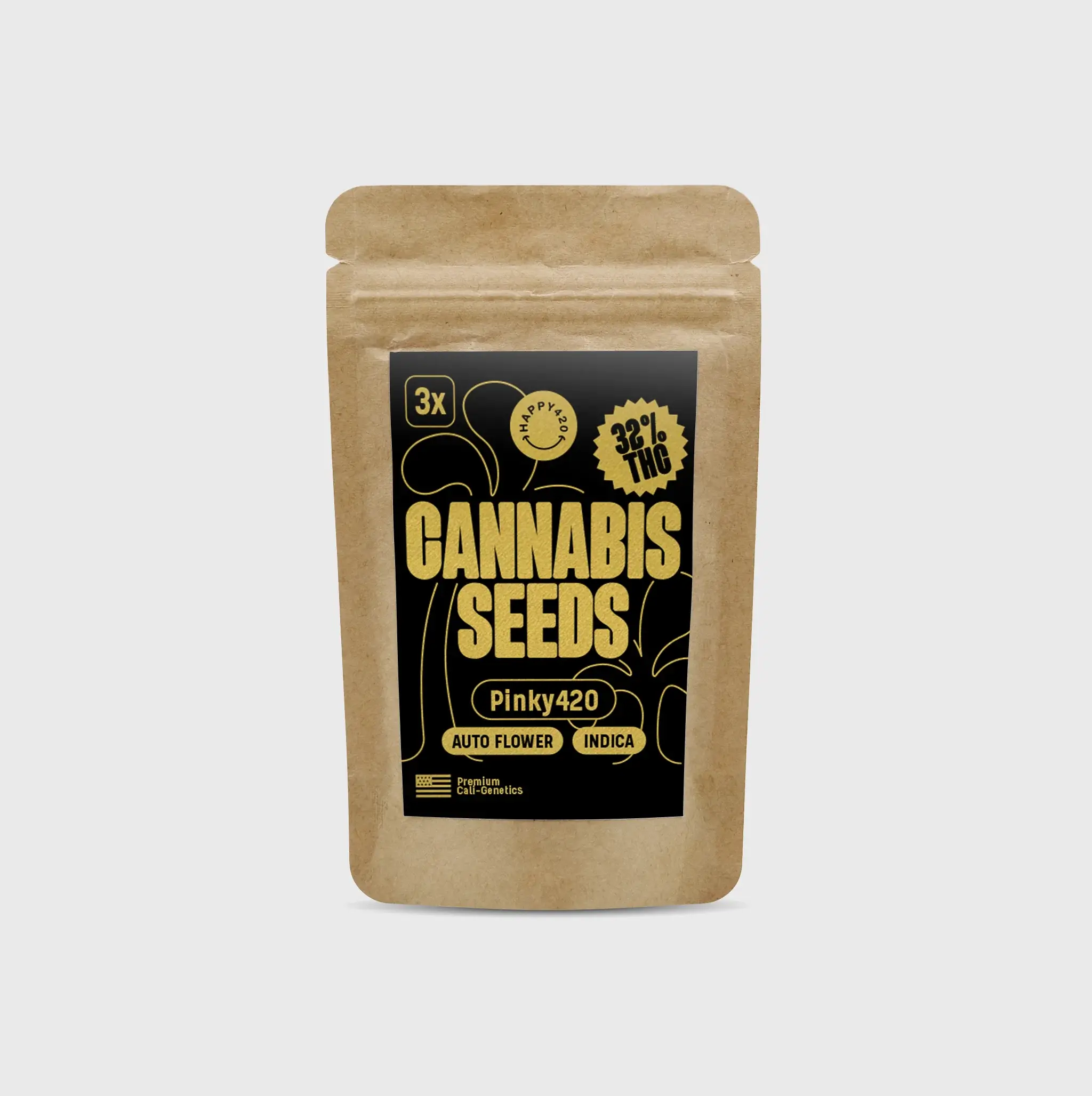 Cali Genetics THC Seeds 3Stück Pinky420