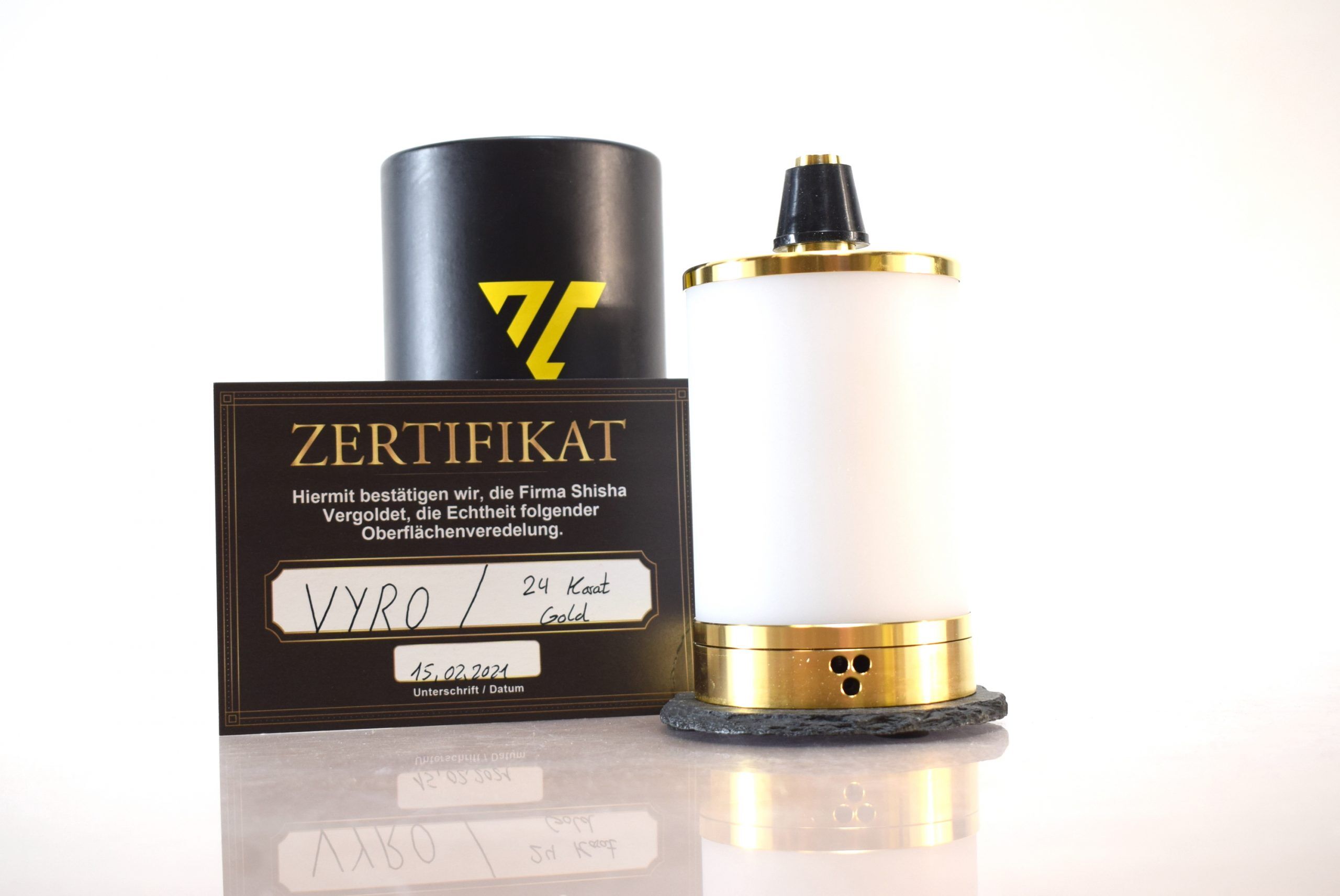 VYRO One Shisha 24karat Gold Frozen Ghost VYRO One Shisha 24karat Gold Frozen Ghost