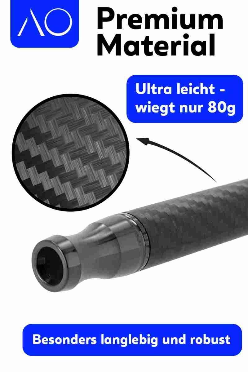 AO Carbon Mundstück Carbo Ono Edelstahl Gold AO Carbon Mundstück Carbo Ono Edelstahl Gold