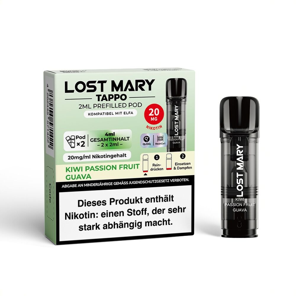 Elfbar Lost Mary Tappo Kiwi Passion Frucht Guave Elfbar Lost Mary Tappo Kiwi Passion Frucht Guave