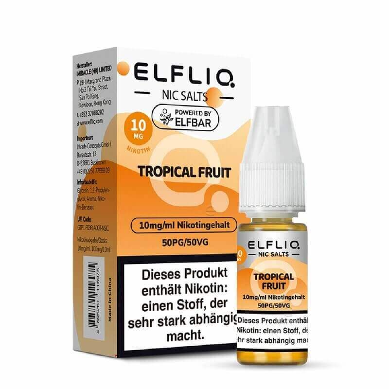 Elfbar Elfliq Tropical Fruit-10mg Nicsalt 