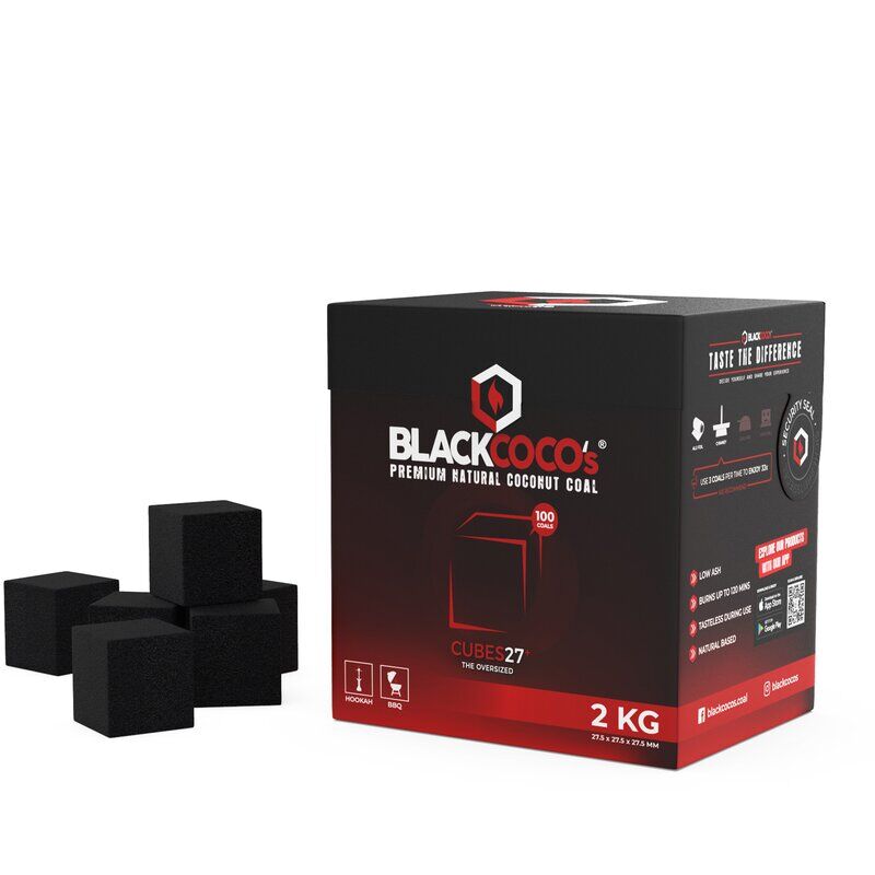 Black Cocos Naturkohle 27mm 20Kg