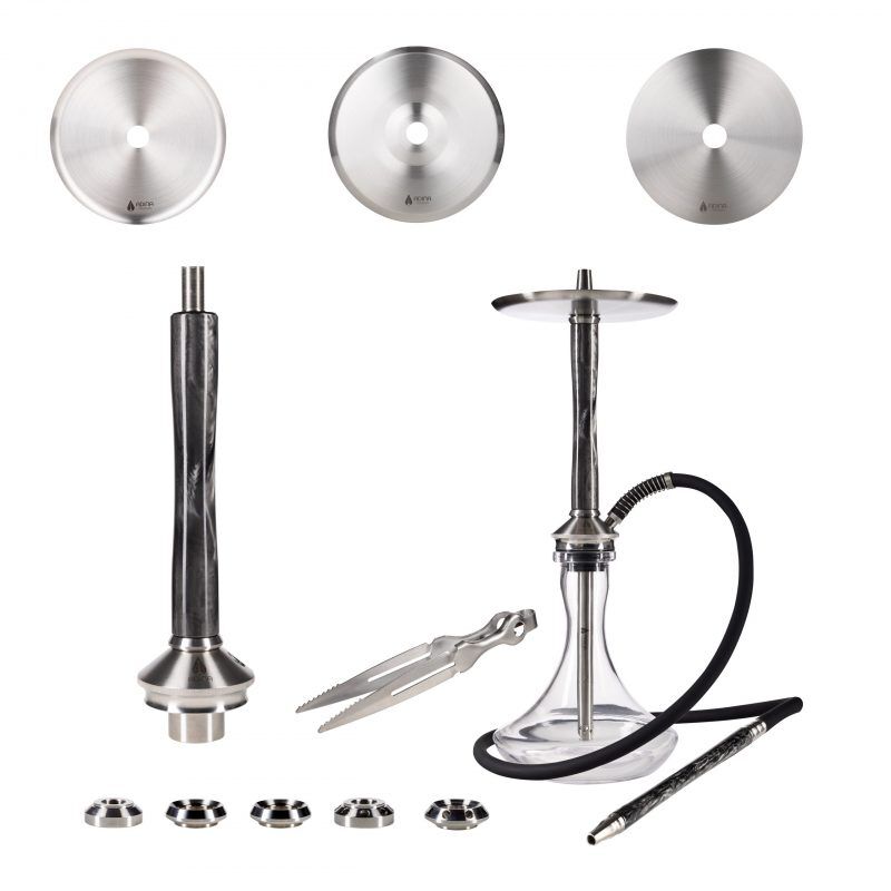 Adina Hookah Motion Black Fog Clear Adina Hookah Motion Black Fog Clear