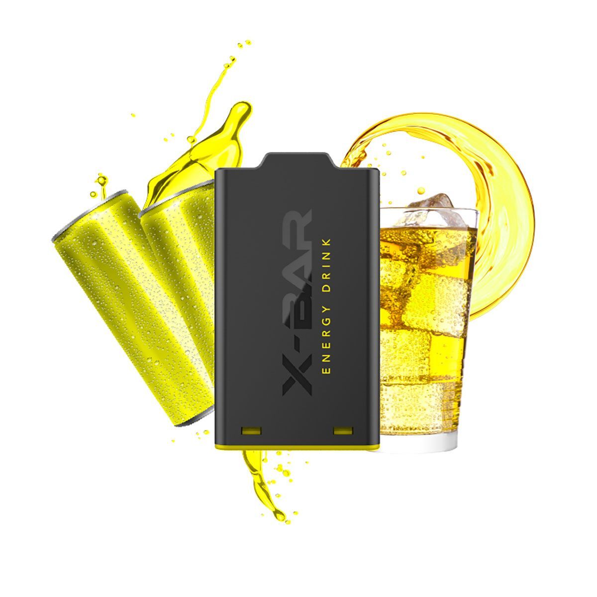 X-Bar E-Shisha Pods Nikotinfrei 7ml Energy Drink