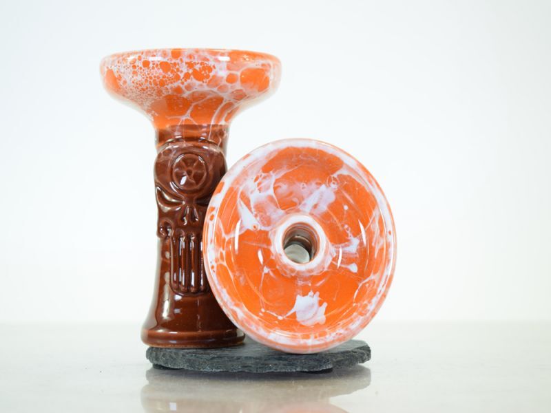Alchemist Bowl Phunnel Full Orange Marble Alchemist Bowl Phunnel Full Orange Marble