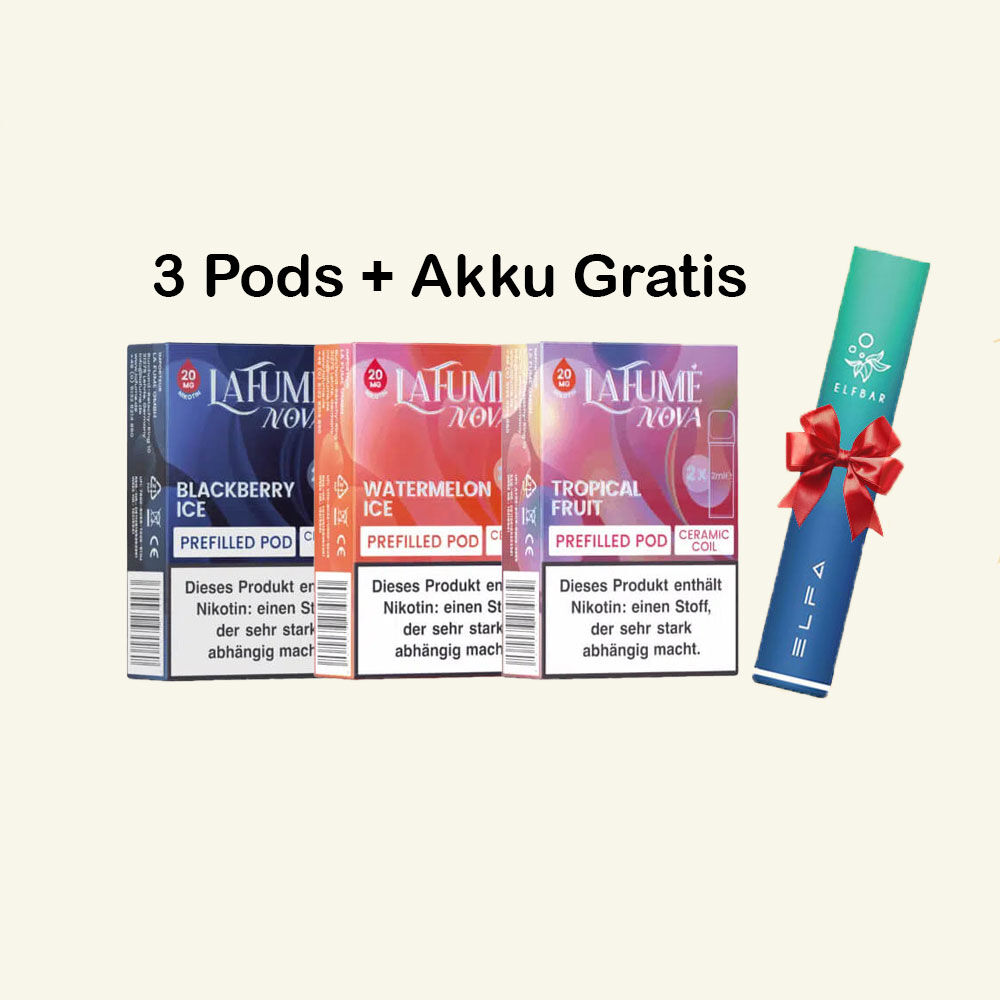 La Fume Nova 3 Pods + 1 Gratis Gerät