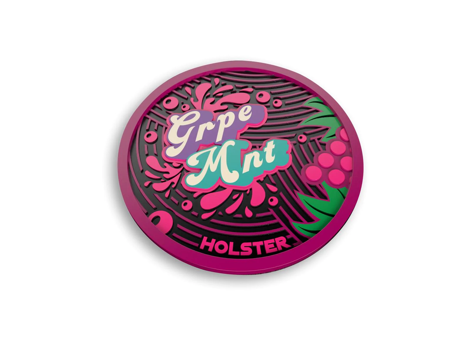 Holster Hookah Drink Coaster Grp Mnt