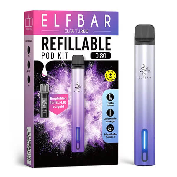 Elfbar Elfa Turbo Kit Aurora Lila