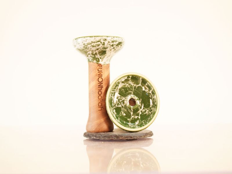 Oblako Phunnel M Glazed X Union Hookah Green Marble Oblako Phunnel M Glazed X Union Hookah Green Marble