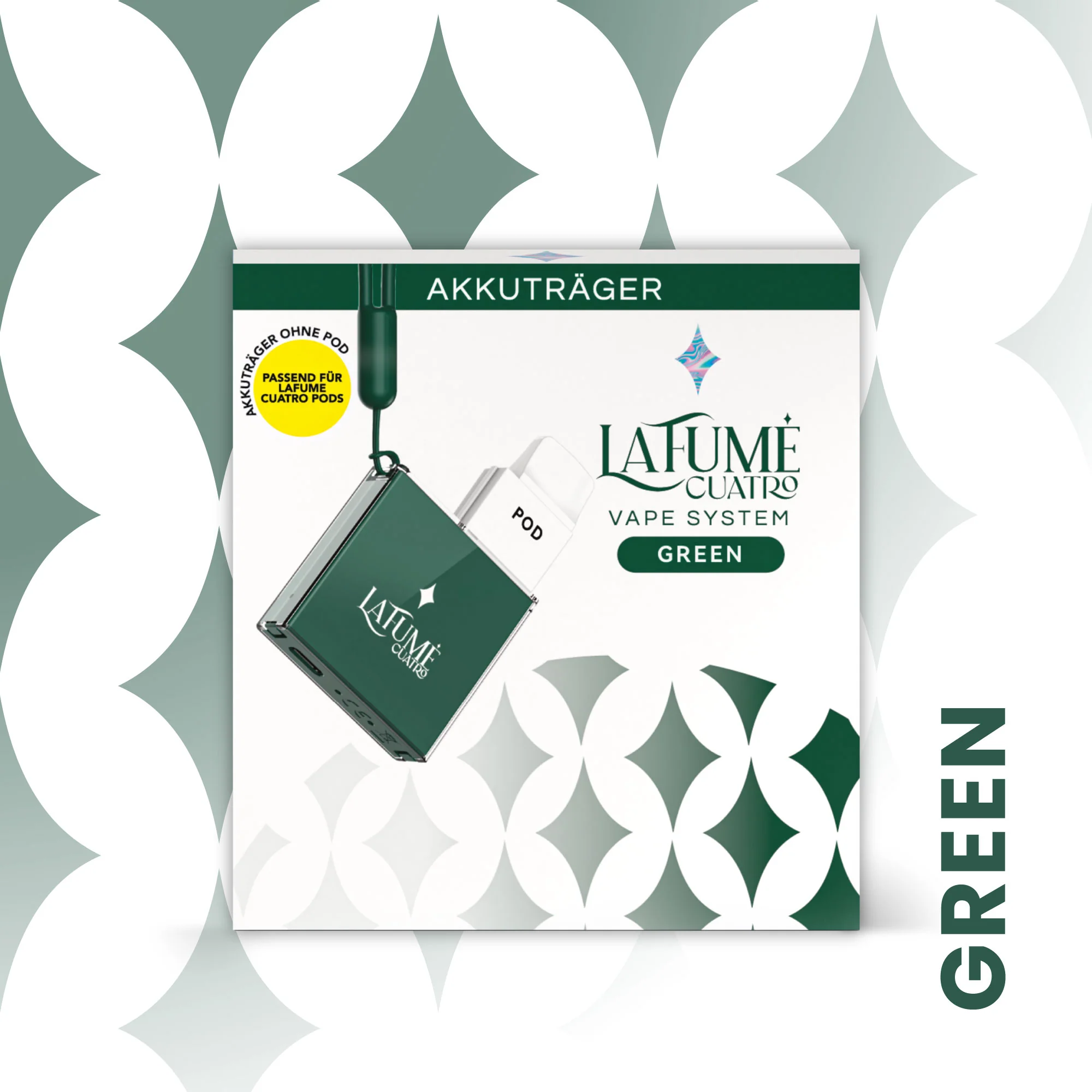La Fume Cuatro Akkuträger Green