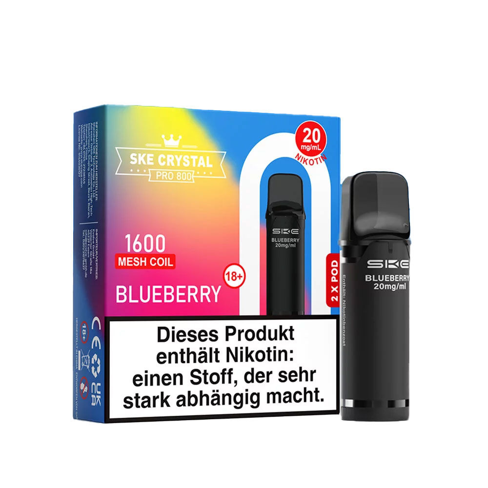 SKE Crystal Pods Pro 800 Blueberry