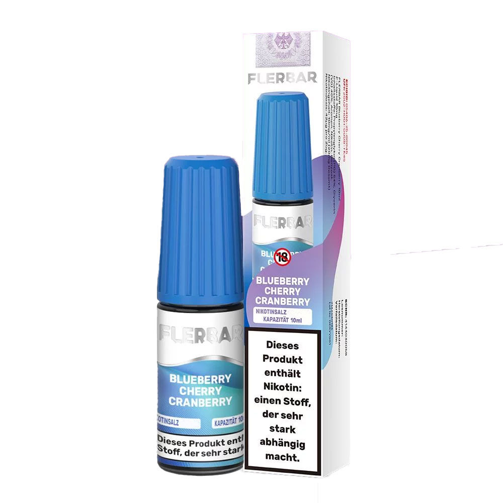 Flerbar Liquid 10ml Blueberry Cherry Cranberry-20mg