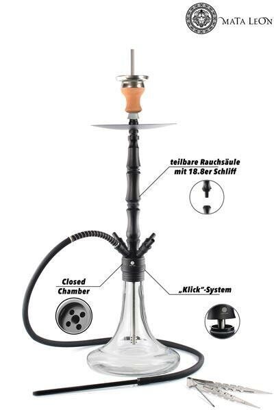 Mata Leon Shisha MLS820 Black