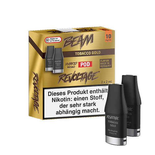 Revoltage Beam Pod 2er Tobacco Gold 10 mg/ml