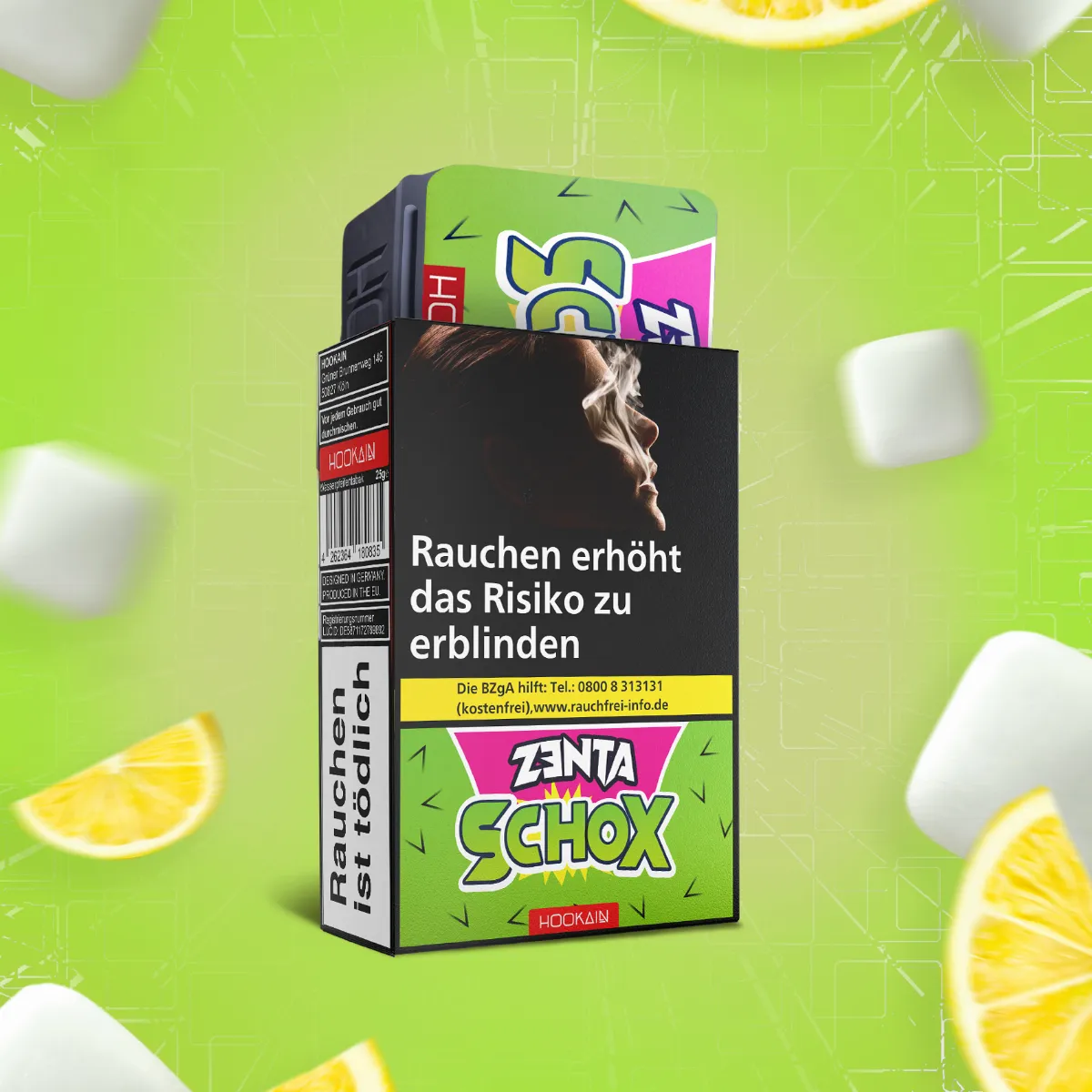Hookain Tabak 25g Zenta Schox Hookain Tabak 25g