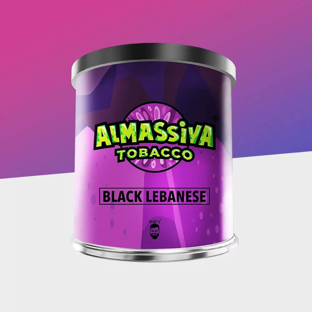 Al Massiva Tabak 200g Black Lebanese Al Massiva Tabak 200g Black Lebanese