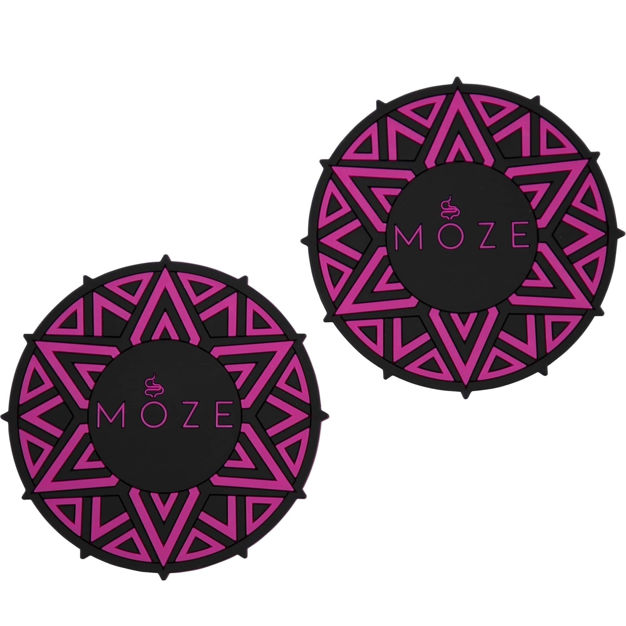 Moze Getränkeuntersetzer 2er Set Purple