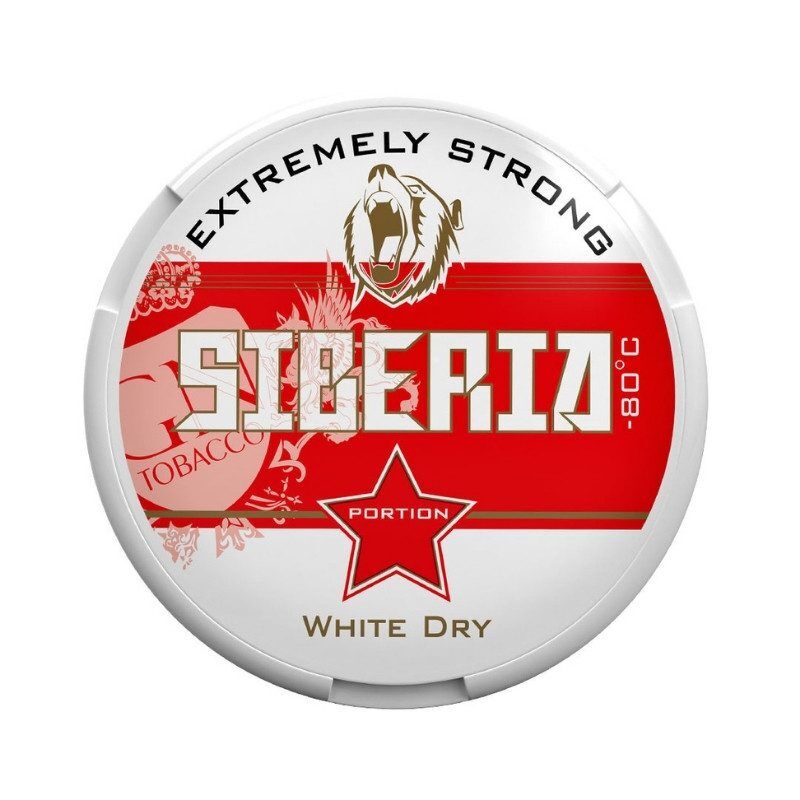 Siberia Snus Extremely Strong White Dry