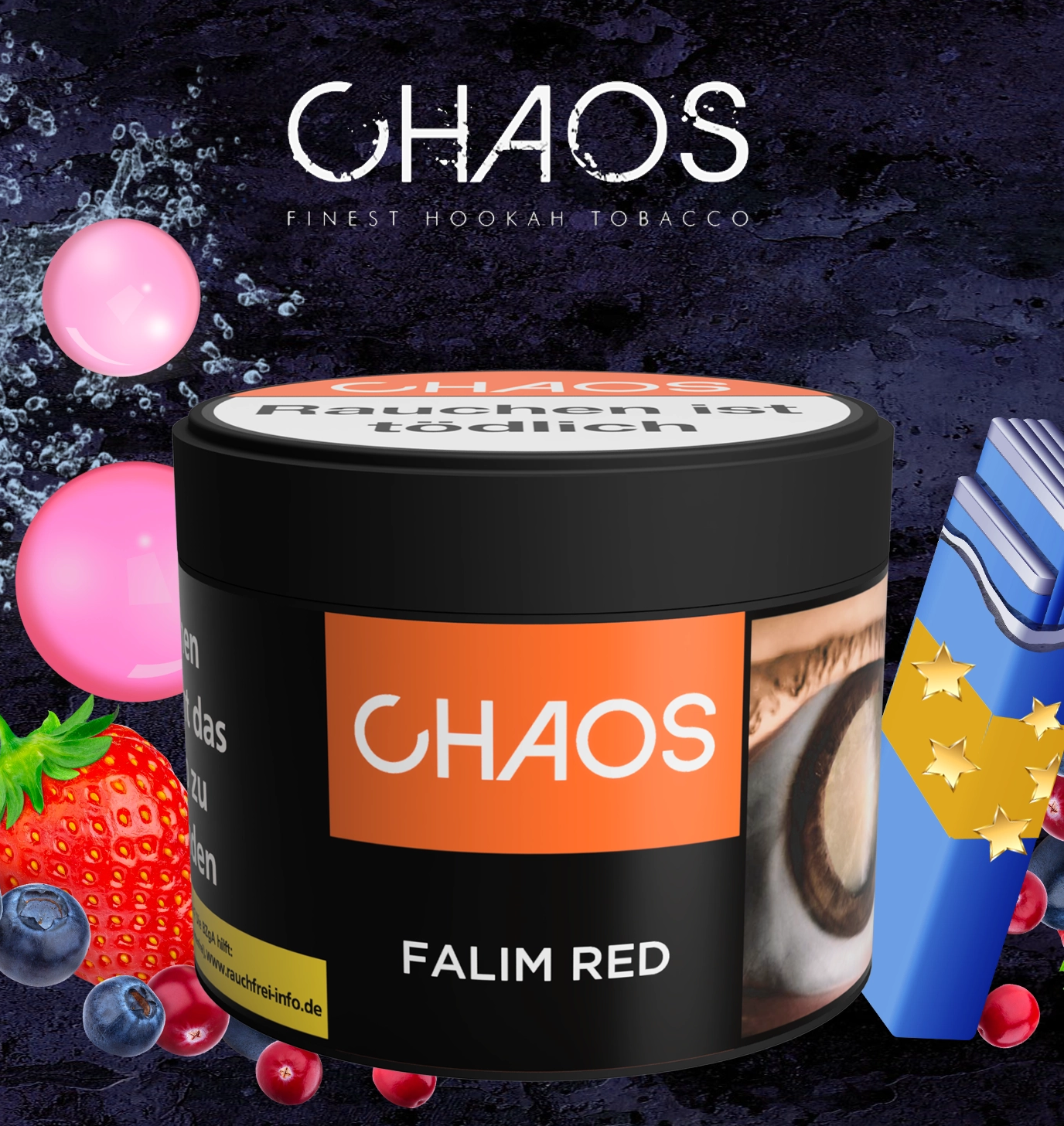 Chaos Shisha Tabak 200g Falim Red