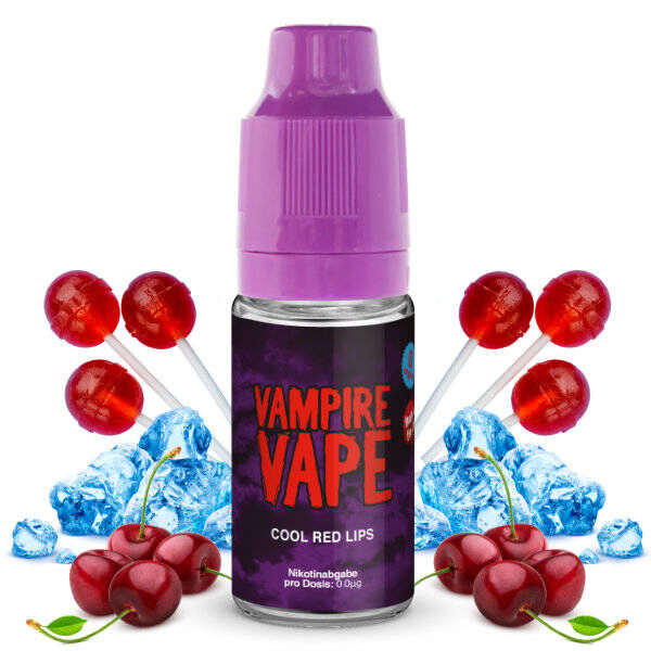 Vampire Vape Liquid 12mg Cool Red Lips