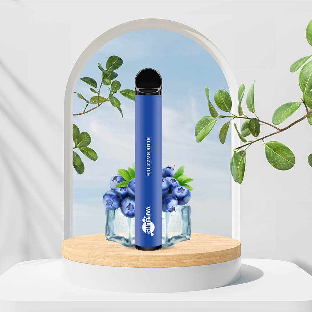 Vapeurs Einweg Vape Nikotinefrei Blue Razz Ice