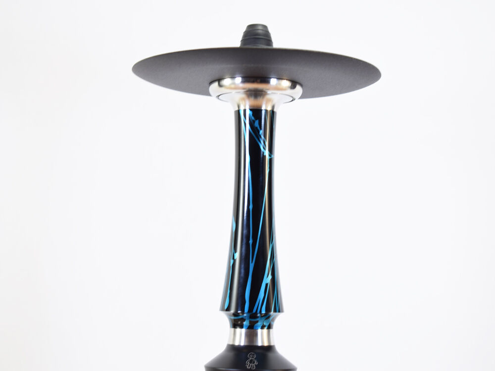 Voodoo Hookah Black Blue Voodoo Hookah Black Blue