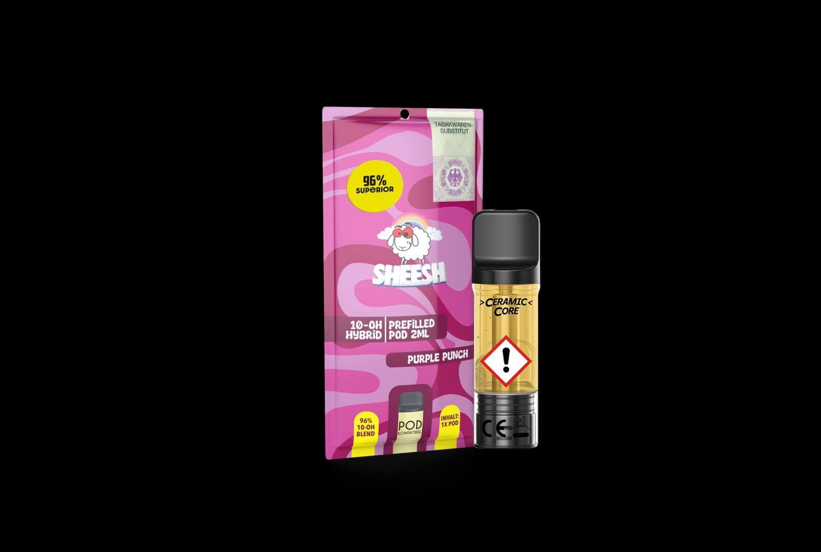 Sheesh Pod 96% H2 Superior 2ml Purple Punch Sheesh Pod 96% H2 Superior 2ml Purple Punch