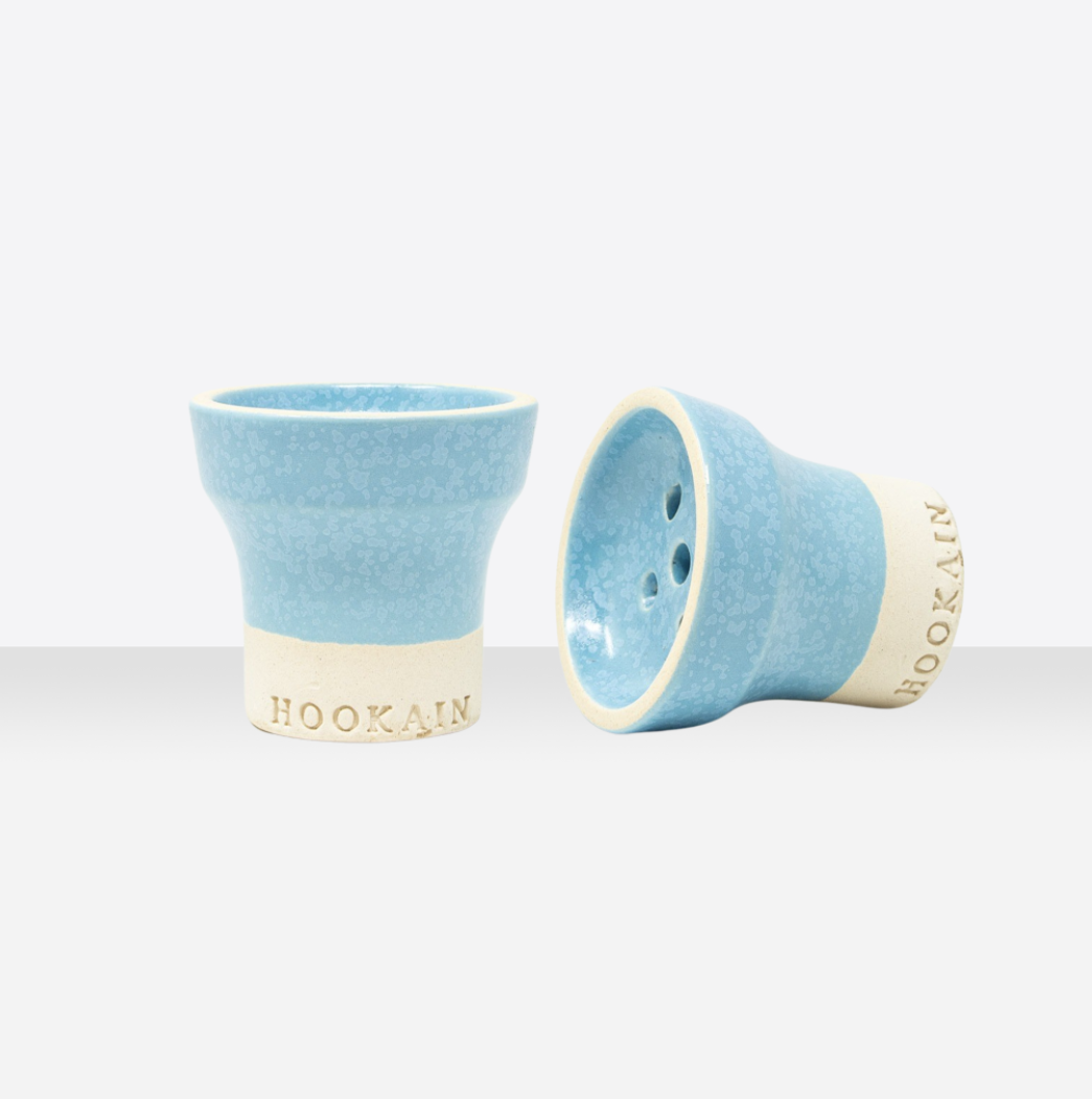 Hookain Pot Mehrloch Coral Blue
