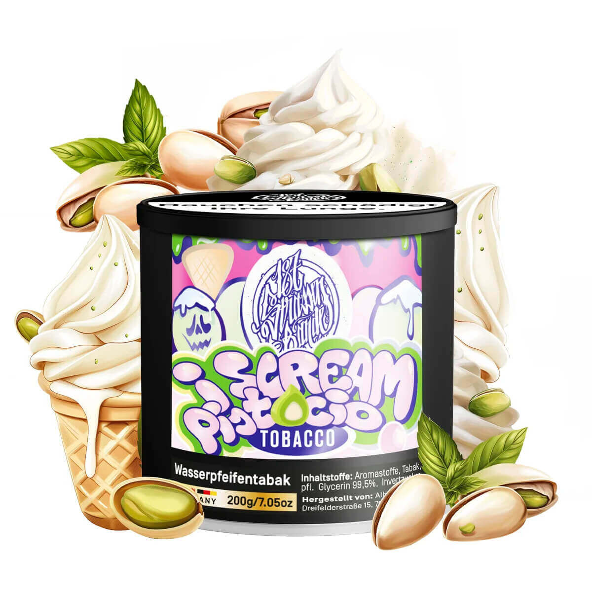 187 Strassenbande Tabak 200g I Scream Pistacio