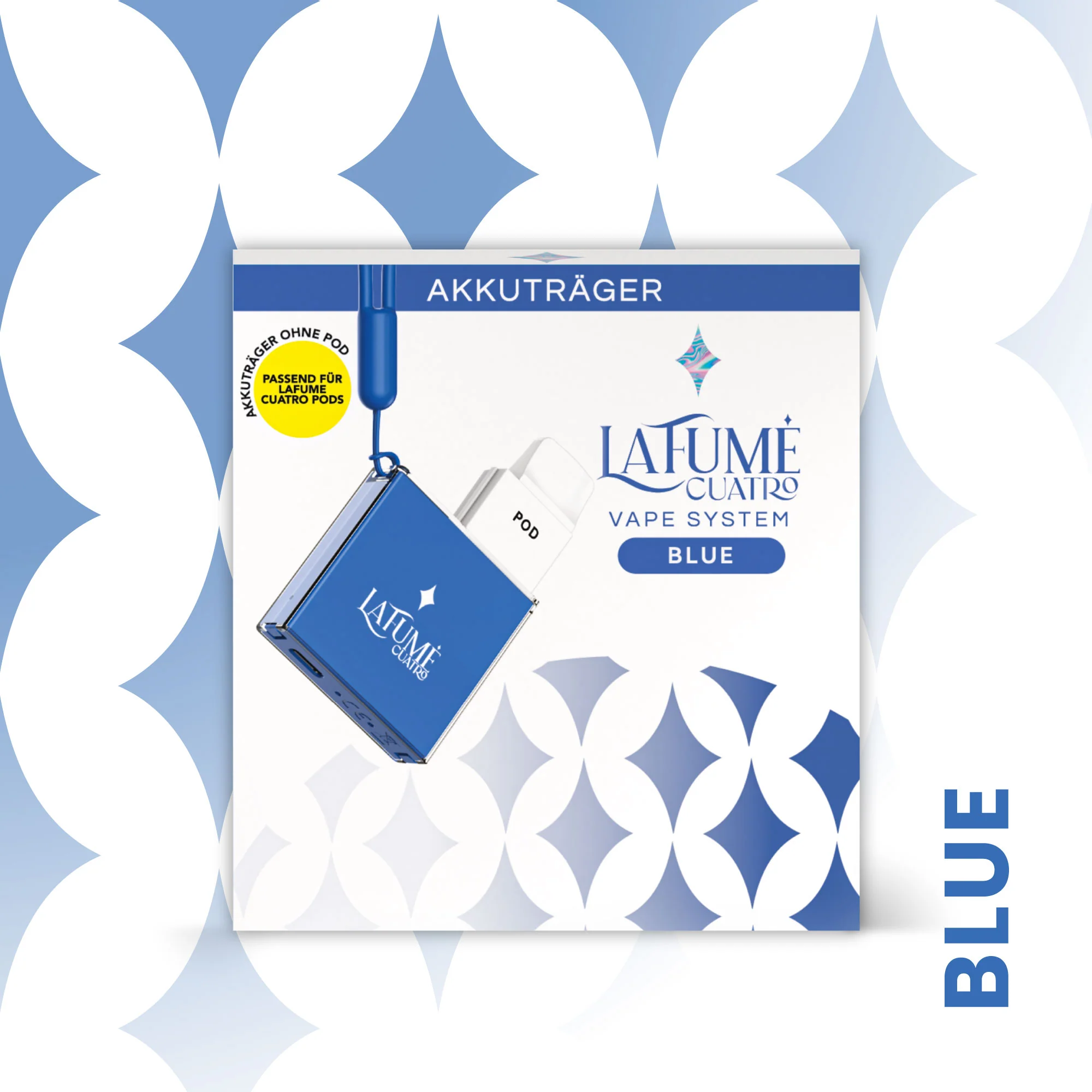 La Fume Cuatro Akkuträger Blue