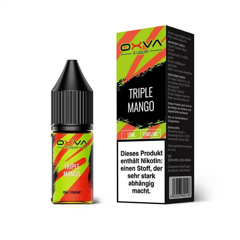 Oxva Liquid Nikotinsalz 10ml Triple Mango-20mg