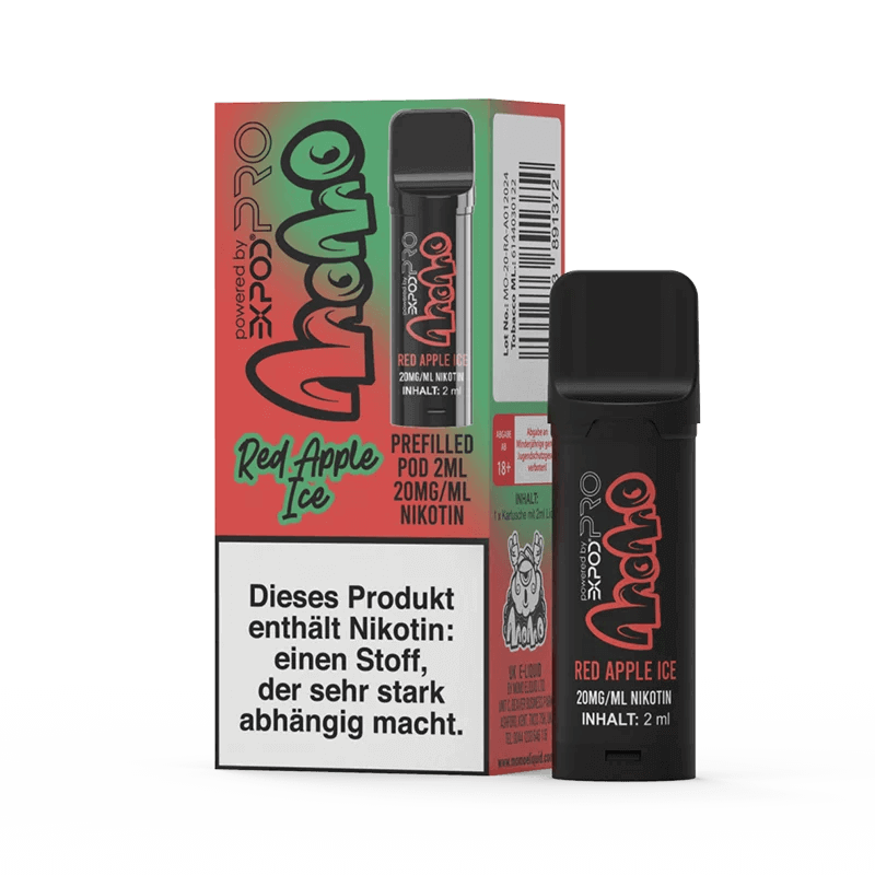 Expod Pro 20mg 1 Stück Momo Red Apple Ice