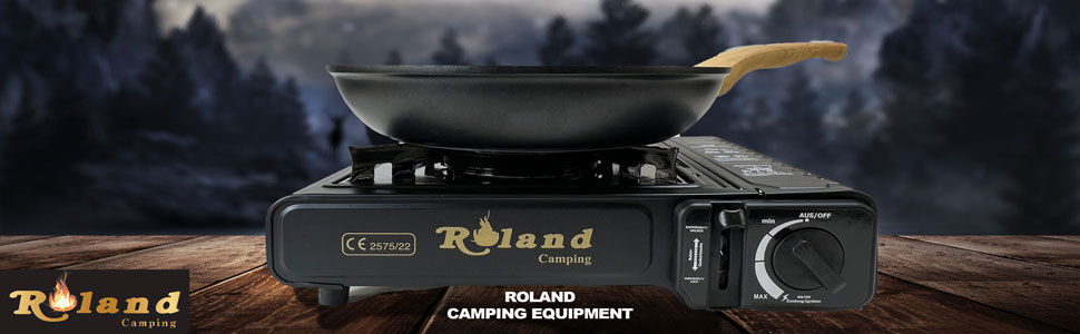 Roland Camping Gaskocher mit Kofer