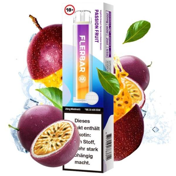 FlerBar Einwegvape Passion Fruit FlerBar Einwegvape