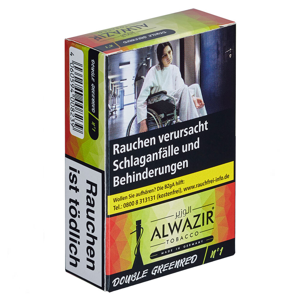 Al Wazir Tabak 20g No.1 Double Greenred