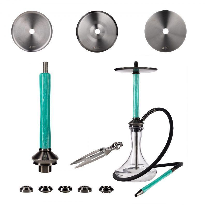 Adina Hookah Motion Shiny Mint Clear Adina Hookah Motion Shiny Mint Clear