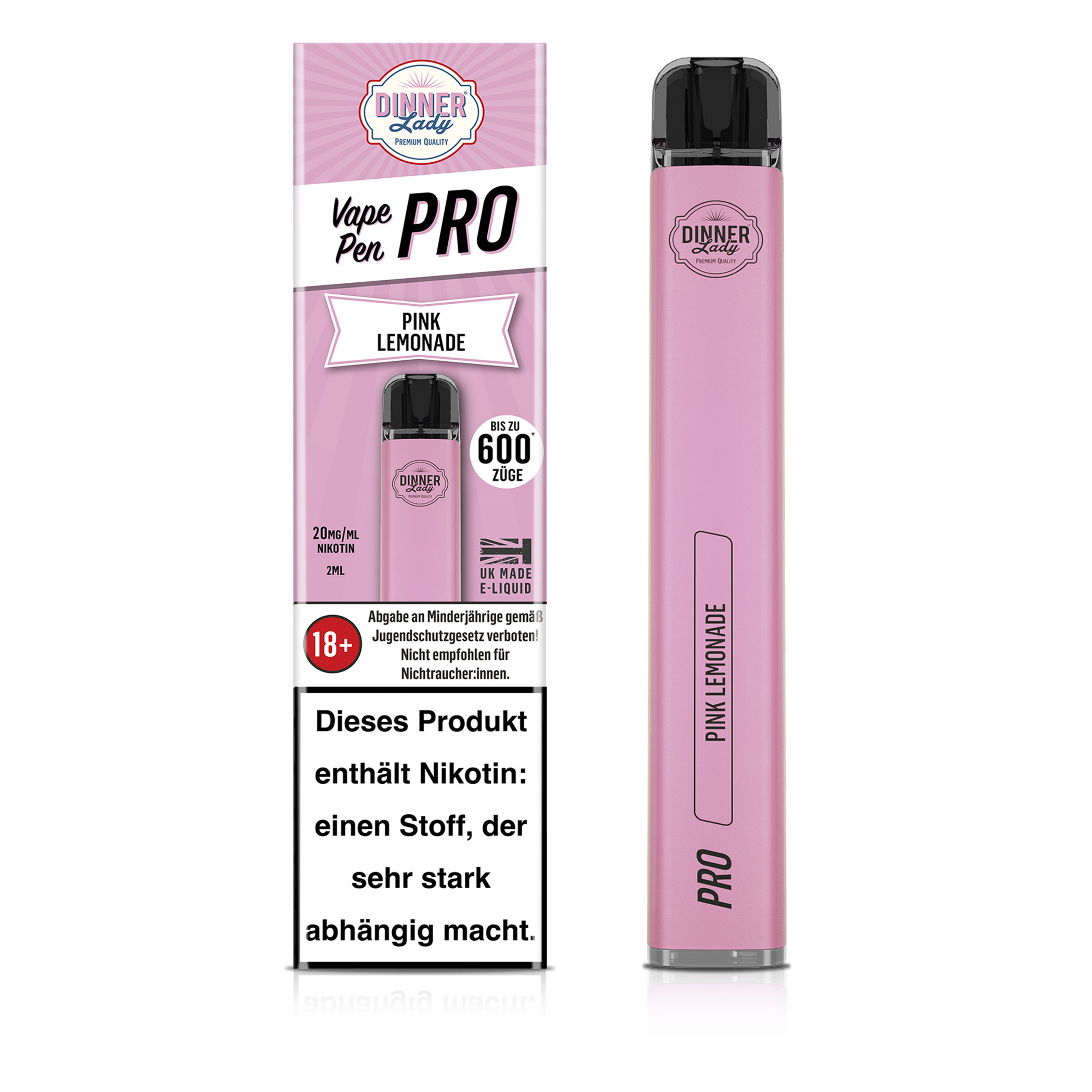 Dinner Lady Vape Pen Pro Pink Lemonade Dinner Lady Vape Pen Pro