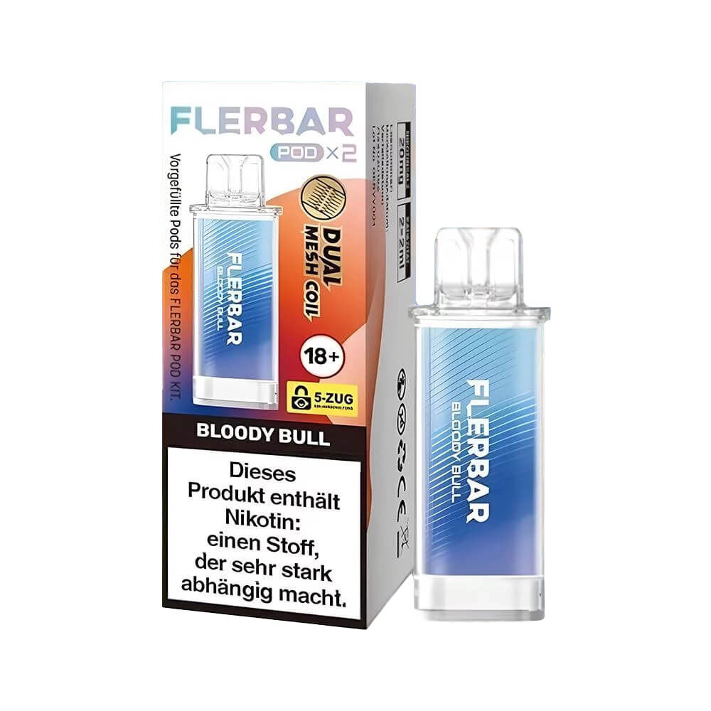 Flerbar Pods 20mg Bloody Bull