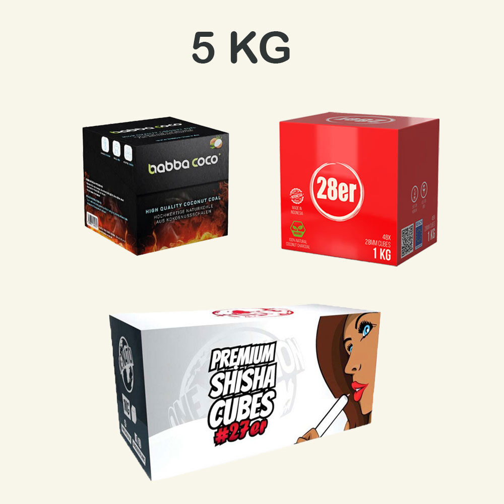 Shisha Kohle Mix Set 5 Stück