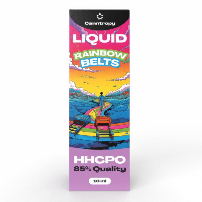 Canntropy Liquid  10ml HHCPO 85% Rainbow Belts