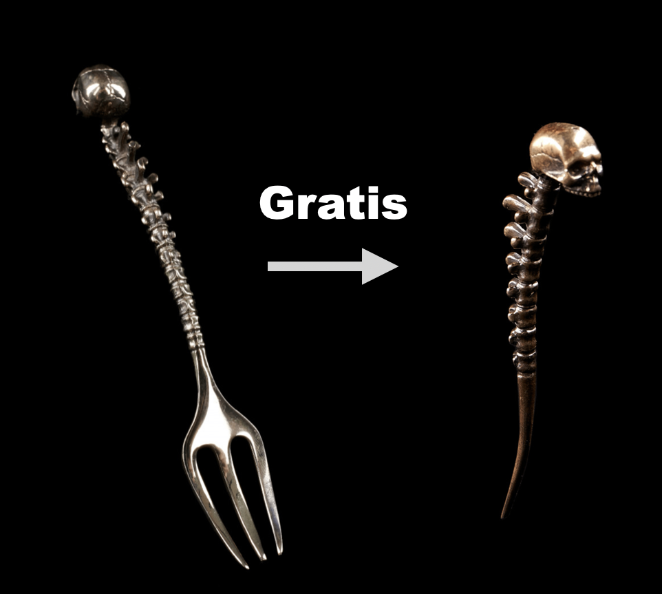 Maklaud Gabel + Stecher Set Skull