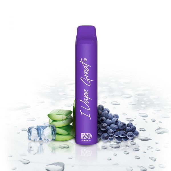 IVG Bar Plus Vape Aloe Grape Ice