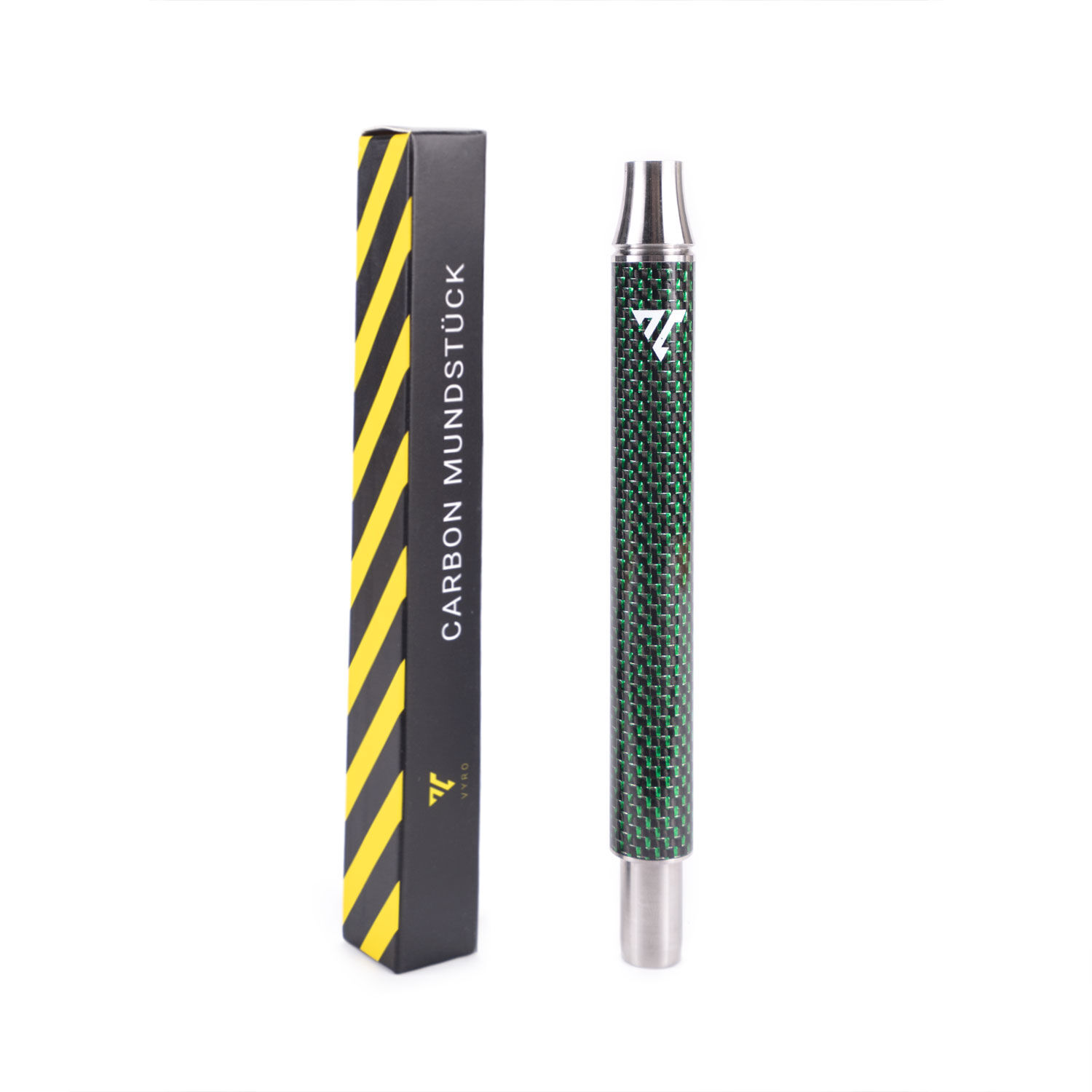 Vyro Carbon Mundstück Edelstahl 17cm Green Vyro Carbon Mundstück Edelstahl 17cm Green